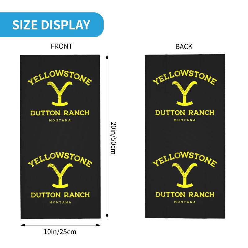 Yellowstone Dutton Ranch Print - Neck Gaiter Face Cover 리뷰 및 가격