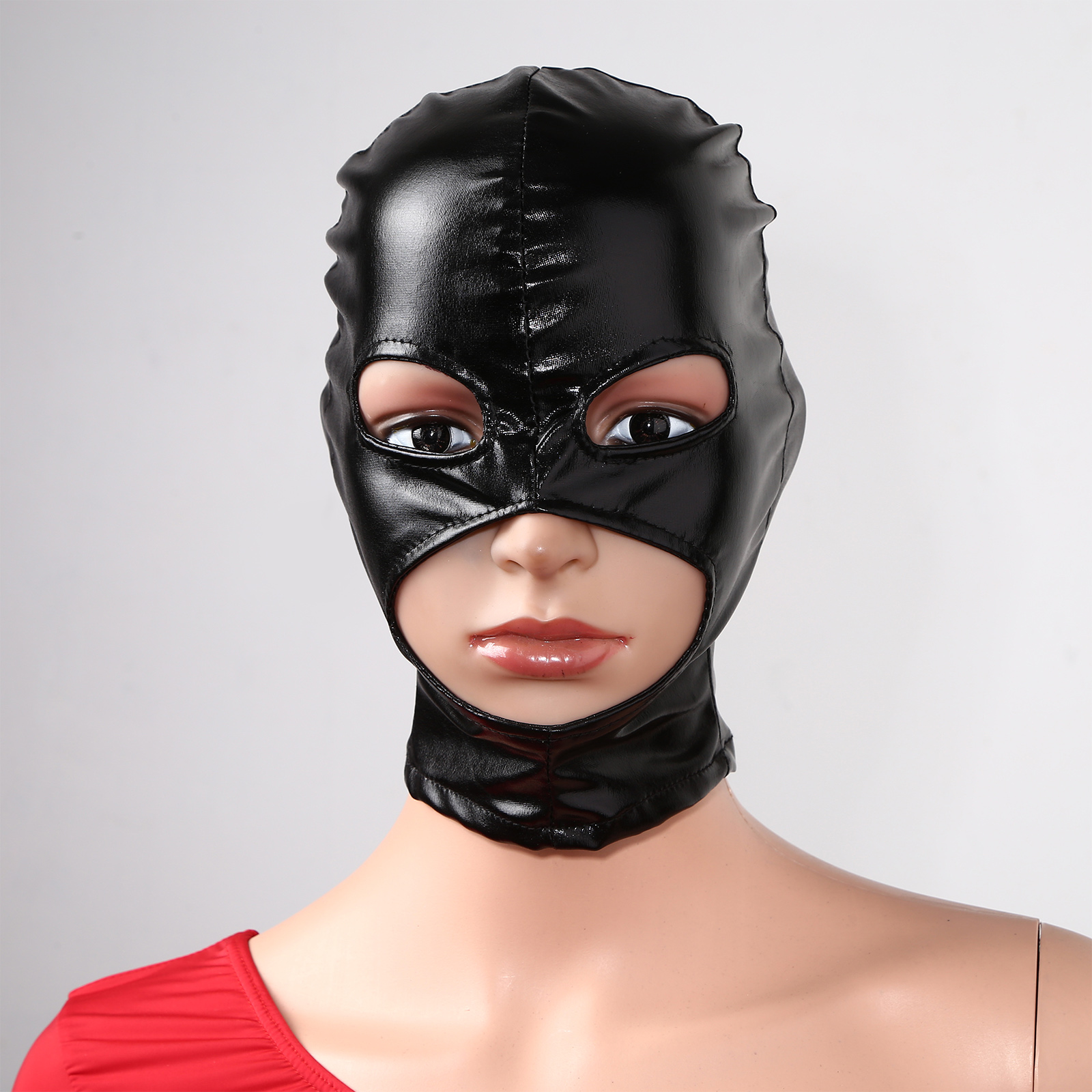 Adult Men Women Black Leather  - Black Face Mask Pack 리뷰 및 가격
