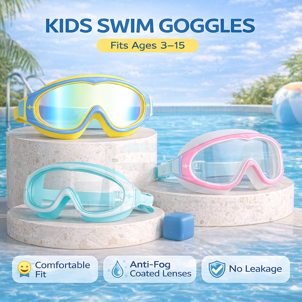 JSJM Kids Swimming Goggles Big - Silicone Mask Bracket 리뷰 및 가격