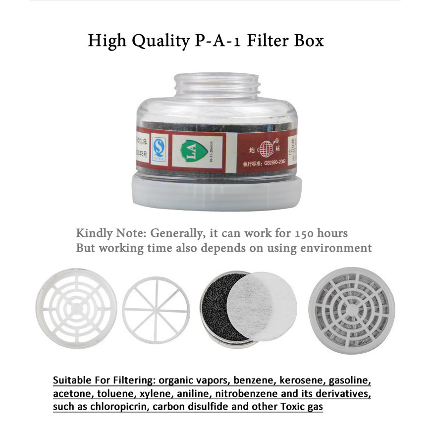 1pcs RD40 40mm Round Gas Mask  - Dust Mask Construction 리뷰 및 가격