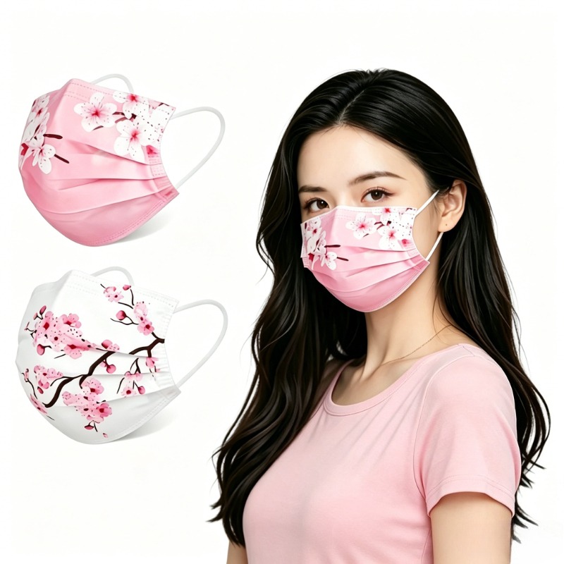 10pcs Floral Star Print Face M - Cloth Face Mask Washable 리뷰 및 가격