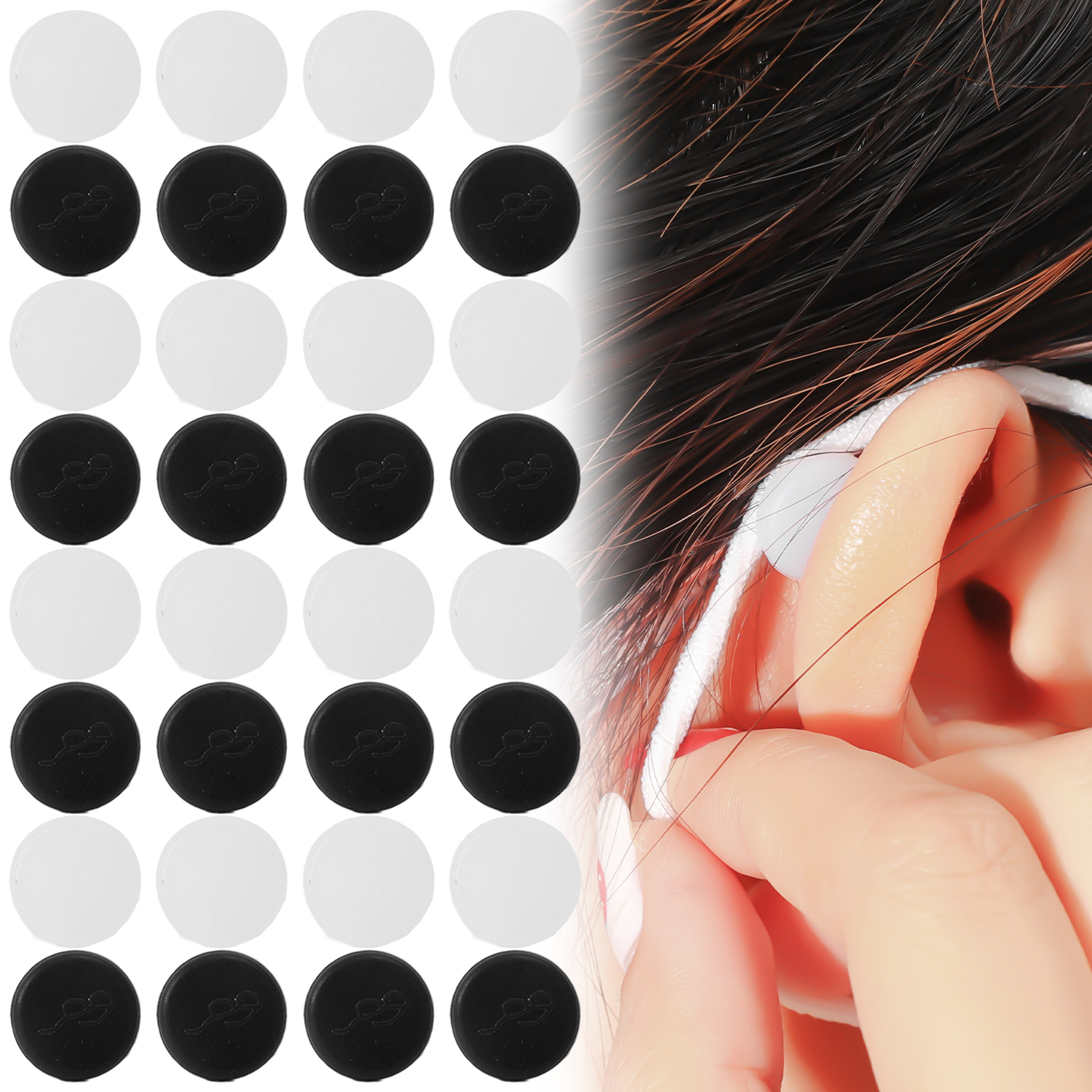 New Round Eyeglasses Mask Ear  - Silicone Mask Bracket 리뷰 및 가격