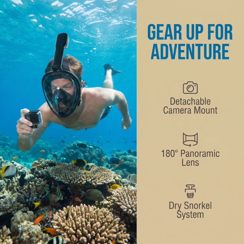 Safe Waterproof Snorkeling Div - Anti Pollution Mask 리뷰 및 가격