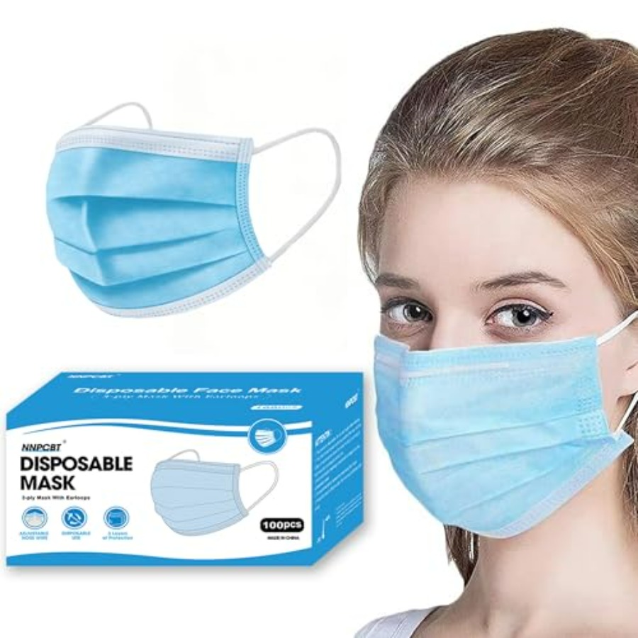 Blue Disposable Face Masks 100 - Disposable Mask Blue 리뷰 및 가격