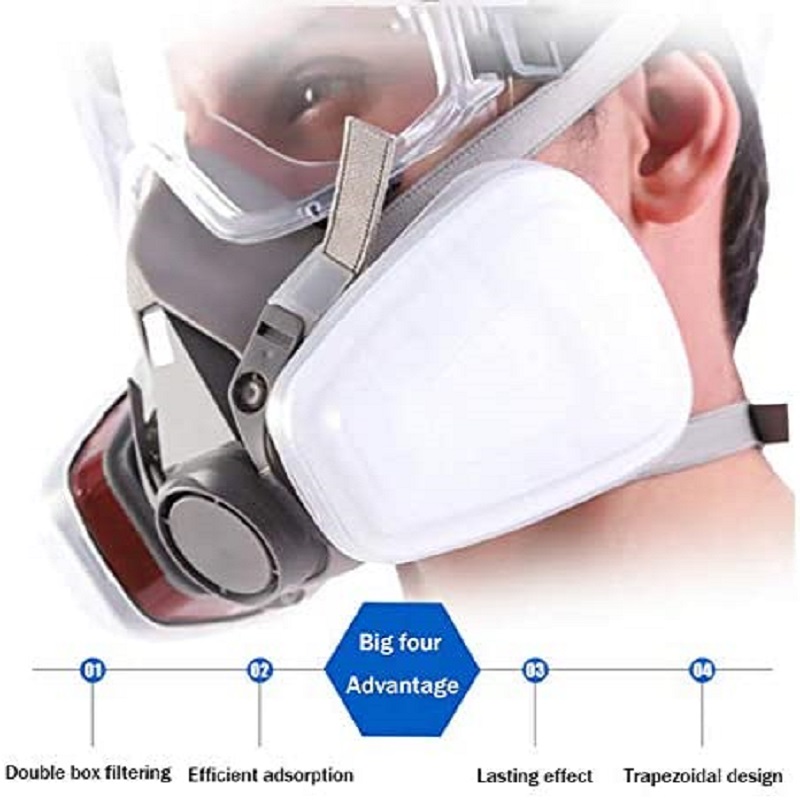 6200 Chemical Half Face Dustpr - Dust Mask Construction 리뷰 및 가격