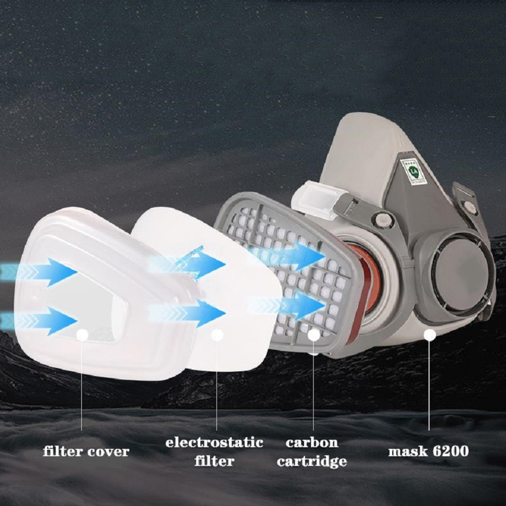 6200 Chemical Half Face Dustpr - Dust Mask Construction 리뷰 및 가격