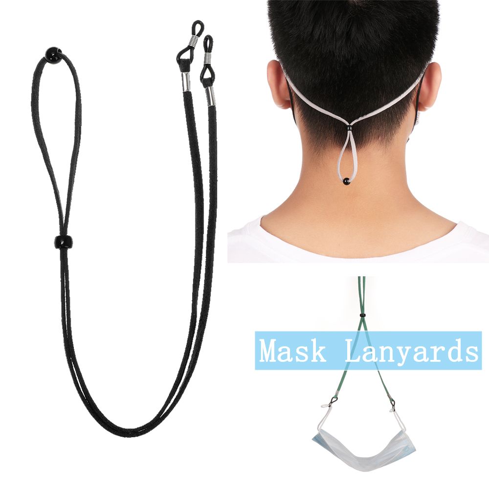 Adjustable Non-slip Leather Fa - Mask Lanyard Adjustable 리뷰 및 가격