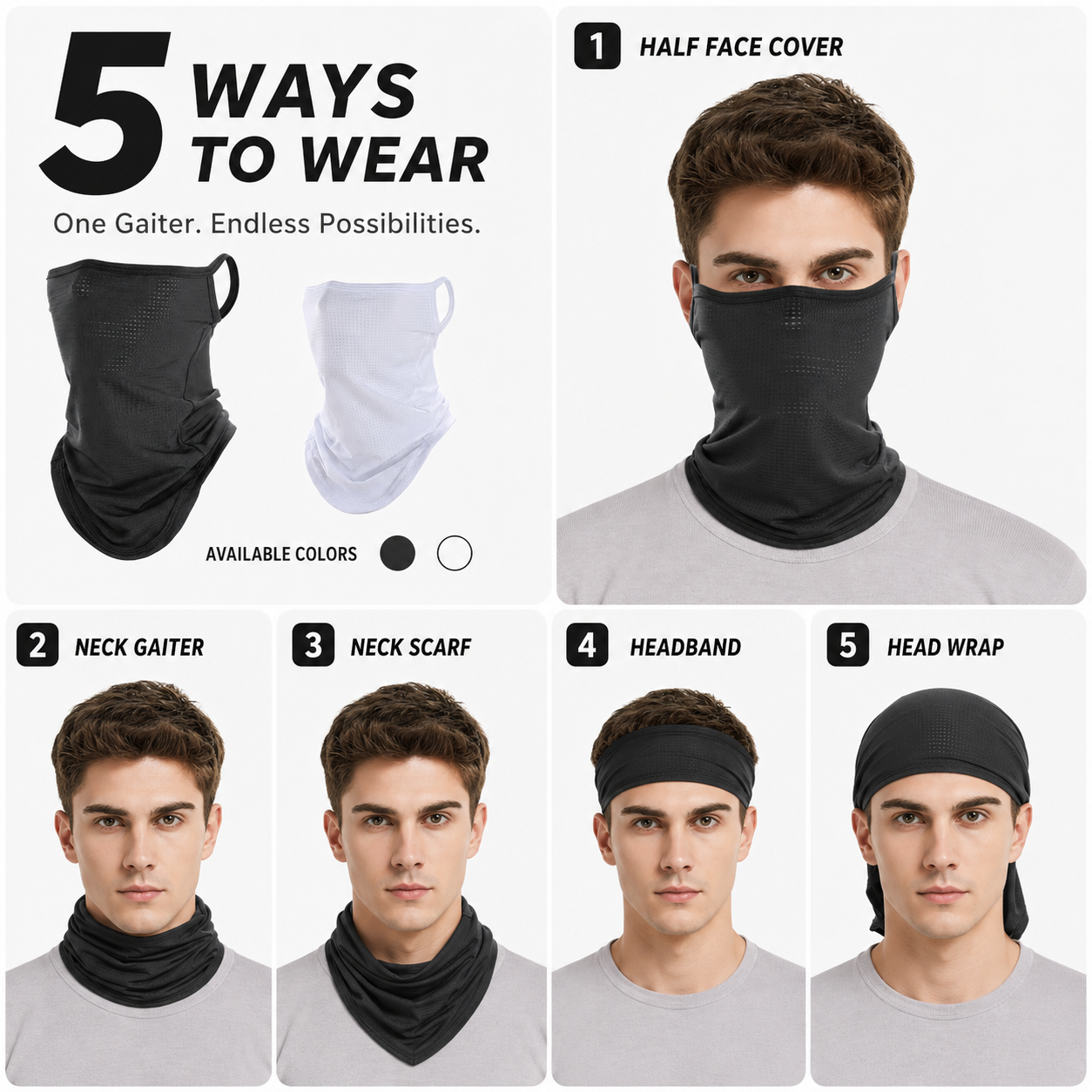 Breathable Quick-Dry Neck Gait - Respirator Half Face 리뷰 및 가격