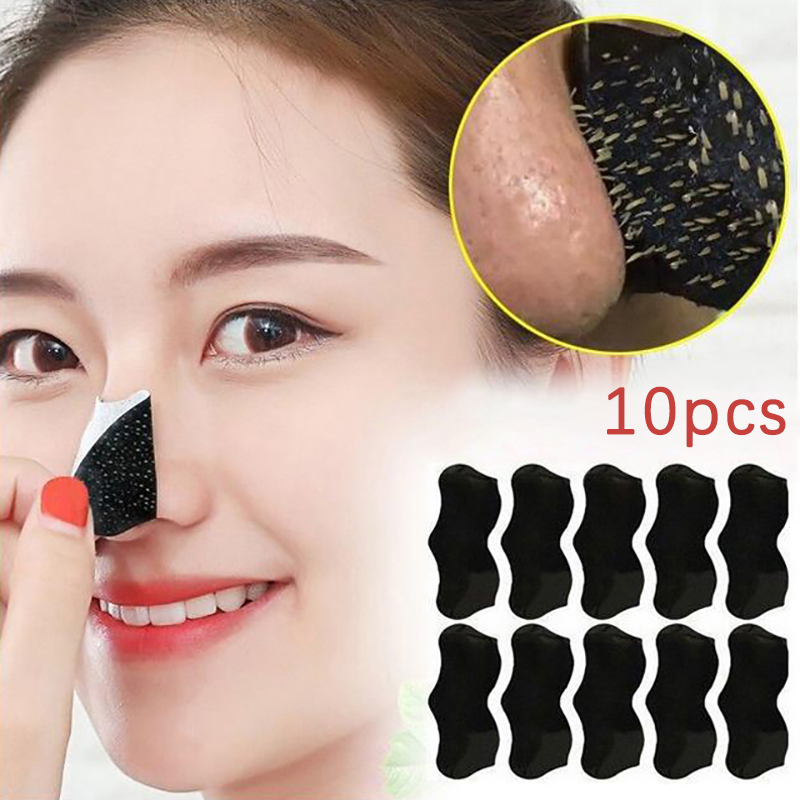 10Pcs Unisex Blackhead Remove  - Black Face Mask Pack 리뷰 및 가격