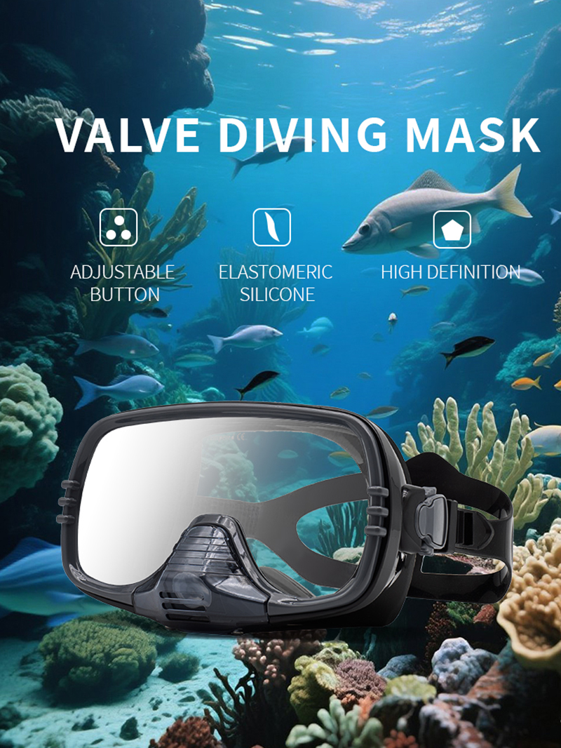 New Large Frame Diving Mask wi - Silicone Mask Bracket 리뷰 및 가격