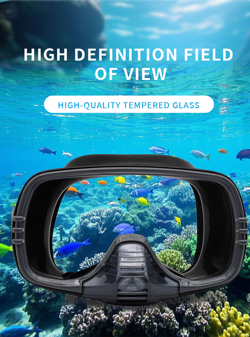 New Large Frame Diving Mask wi - Silicone Mask Bracket 리뷰 및 가격
