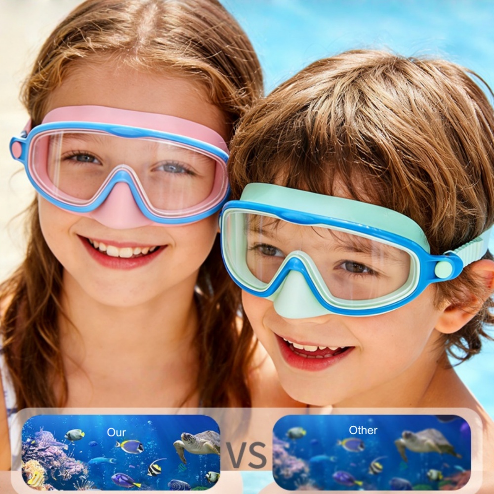 Kids Swimming Goggles with Nos - Anti Pollution Mask 리뷰 및 가격