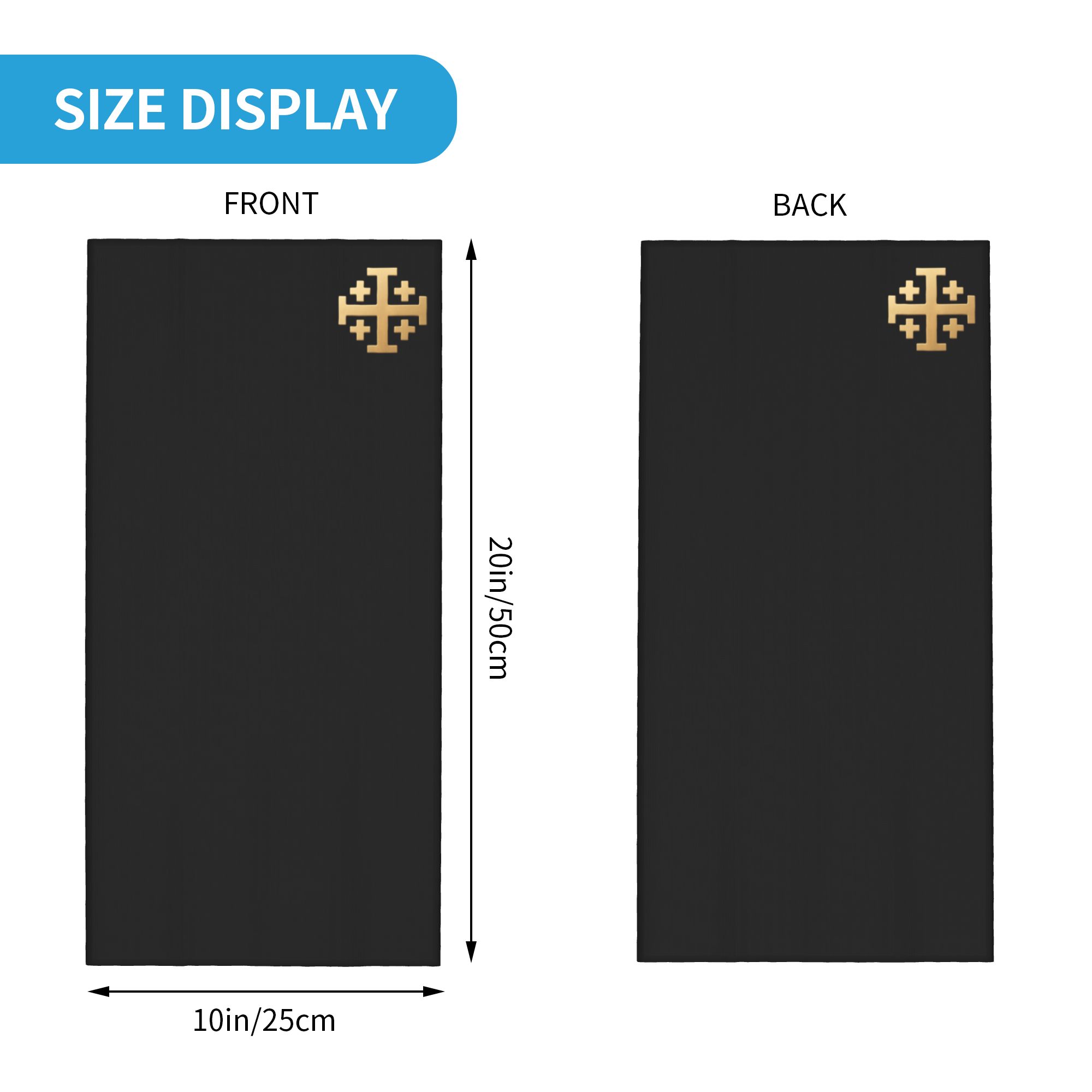 Knight Jerusalem Cross Christi - Neck Gaiter Face Cover 리뷰 및 가격