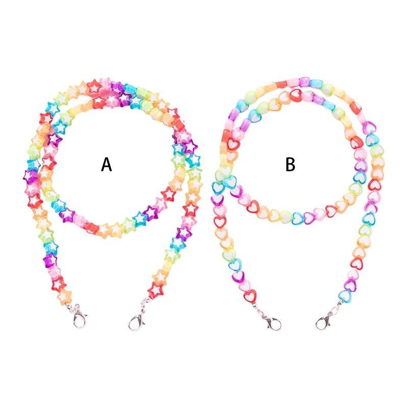 A52E Kids Acrylic Rainbow Colo - Mask Chain Holder 리뷰 및 가격