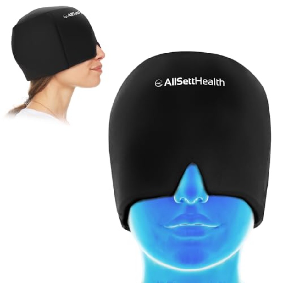 Migraine Relief Cap Ice Head W - Black Face Mask Pack 리뷰 및 가격