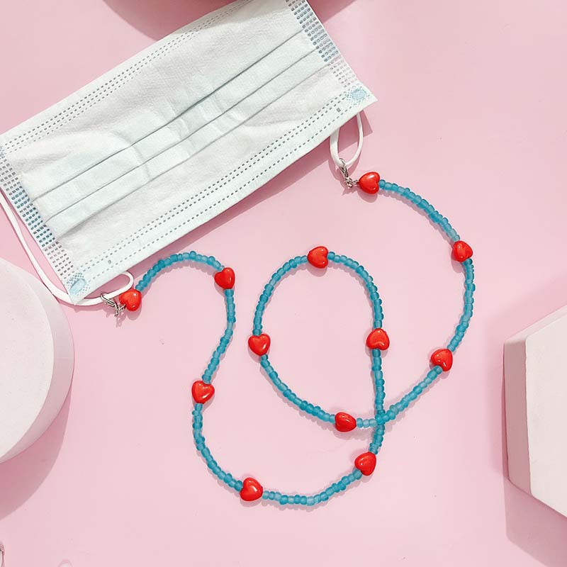 Trendy Peach Heart Anti Slip R - Mask Chain Holder 리뷰 및 가격