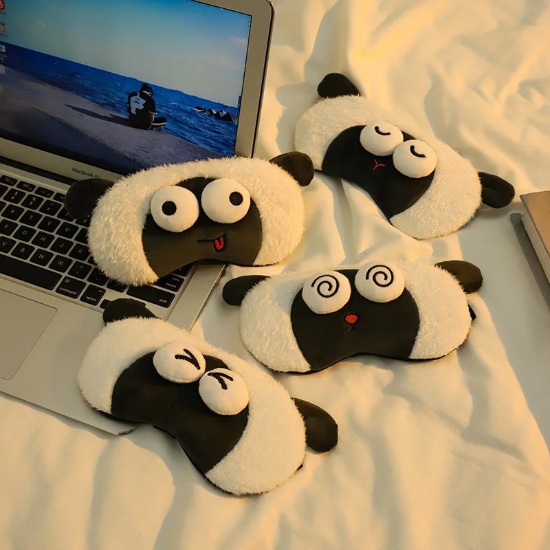 Cute Cartoon Lamb Funny Eye Ma - Kids Face Mask 리뷰 및 가격